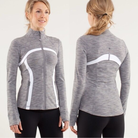 Lululemon | "Wee Are From Space Coal Fossil / White" Define Jacket | Size 12 - Picture 1 of 11